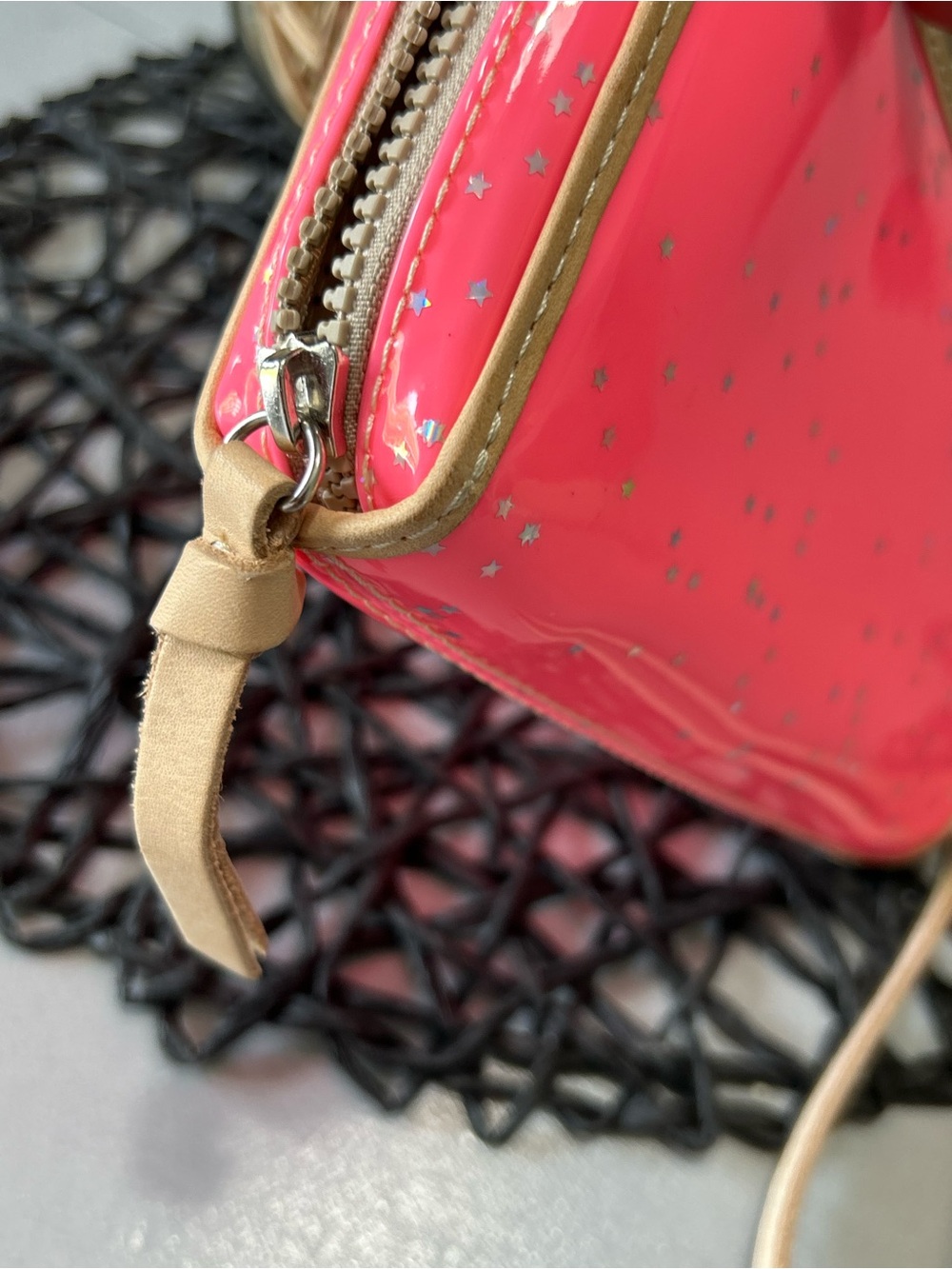✨ Consuela Shine Pink with Glitter Stars Wristlet Wallet - Picture 13 of 13